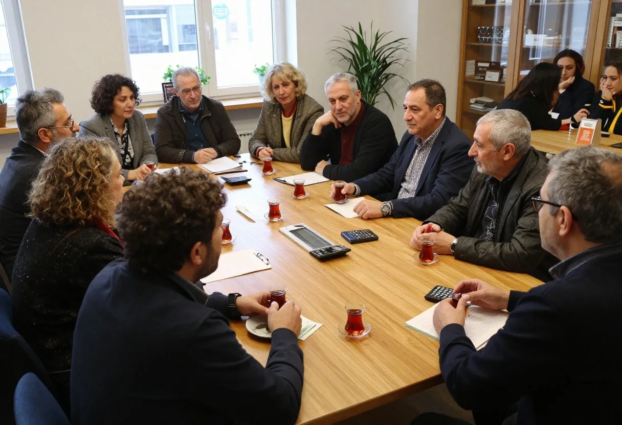 Bütçe atölyesinde bir araya gelen katılımcılar